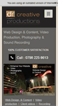 Mobile Screenshot of drcreativeproductions.co.uk